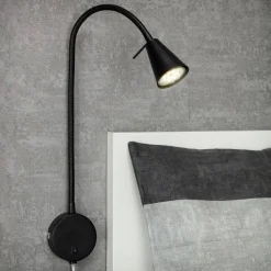 LED-Bettleuchte »TUSA«, schwarz, Höhe: 45 cm, inkl. Leuchtmittel