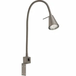 LED-Bettleuchte »TUSO«, Ø: , Höhe: 40,3 cm, nickelfarben matt