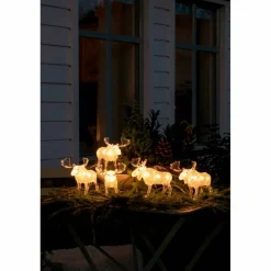 LED-Dekoration, Elche, Höhe: 13 cm, Außentrafo, weiß
