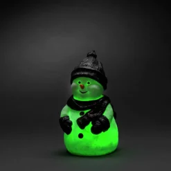 LED-Dekoration, Schneemann, Stecker, weiß