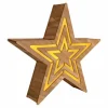 LED-Dekoration »Stern«, BxH: 8 x 33 cm, braun