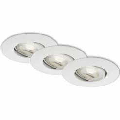 LED-Einbauleuchte »KULANA«, ∅: 9 cm, Höhe: 2,4 cm, 15 W
