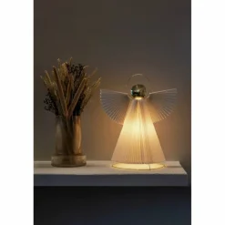 LED-Engel, Stecker, weiß