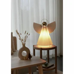 LED-Engel, Stecker, weiß