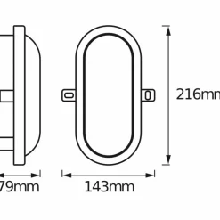LED-Funktionsleuchte LED BULKHEAD