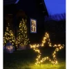 LED-Gartenstecker »Garden d'light«, sternförmig, Höhe: 135 cm, netz