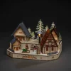 LED Holzsilhouette, Holz, BxHxL: 20 x 20 x 30 cm, inkl. Leuchtmittel