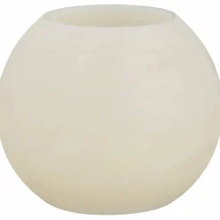 LED-Kerze »Rustic«, Ø 12 cm, creme, Timerfunktion, 3D-Flacker-Effekt, Timer