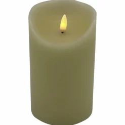 LED-Kerze »Rustic«, Ø 10,3 cm, creme, Timer