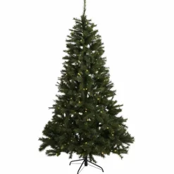 LED-Kunsttanne »Davos«, Höhe: 215 cm, grün, beleuchtet