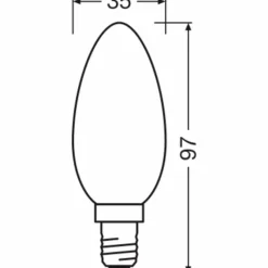LED-Lampe »LED Retrofit CLASSIC B«, 5,5 W, 240 V