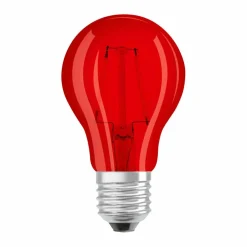 LED-Lampe »LED STAR DÉCOR CLASSIC A«, 1000 K, 2,5 W, rot