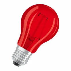 LED-Lampe »LED STAR DÉCOR CLASSIC A«, 1000 K, 2,5 W, rot