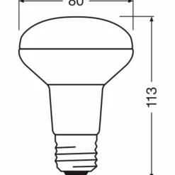 LED-Lampe »LED STAR R80«, 9,1 W, 240 V