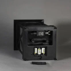 LED Laterne, Kunststoff, BxHxL: 24,5 x 42 x 24,5 cm, inkl. Leuchtmittel