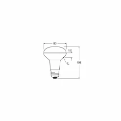 LED-Leuchtmittel LED SUPERSTAR R80