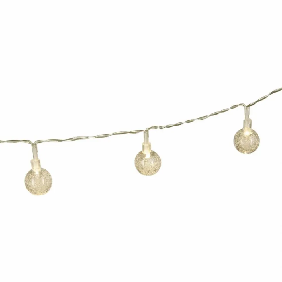 LED-Lichterkette »Kugel«, 12 Lichter, warmweiß