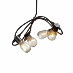 LED-Lichterkette, schwarz, Kabellänge: 14,75 m