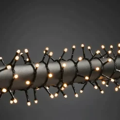 LED-Lichterkette, schwarz, Kabellänge: 18,18 m