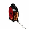 LED-Lichterkette, schwarz/rot, Kabellänge: 65,93 m