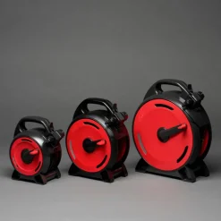 LED-Lichterkette, schwarz/rot, Kabellänge: 65,93 m