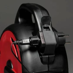 LED-Lichterkette, schwarz/rot, Kabellänge: 65,93 m