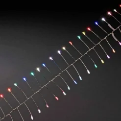 LED-Lichterkette, silberfarben, Kabellänge: 9,3 m