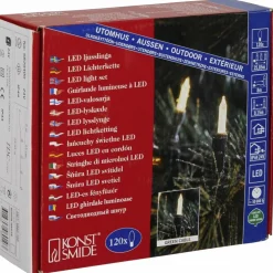 LED-Lichterkette, warmweiß, Kabellänge: 8 m