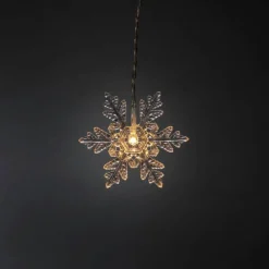 LED-Lichtervorhang, klar, Kabellänge: 10 m