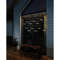 LED-Lichtervorhang, klar, Kabellänge: 10 m