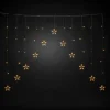 LED-Lichtervorhang, klar, Kabellänge: 10 m
