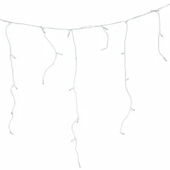 LED-Lichtervorhang, 15 m mit 200 LED, bernsteinfarben