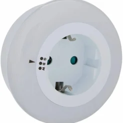LED-Nachtlicht mit Dämmerungsautomatik weiß 1-flammig 1 W Ø 8 x 7 cm