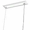 LED-Panel, BxHxL: 3,5 x 4,1 x 150 cm, Silberfarben