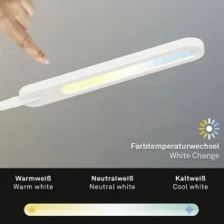 LED-Stehleuchte »SERVO«, weiß, Höhe: 183 cm, inkl. Leuchtmittel