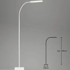LED-Stehleuchte »SERVO«, weiß, Höhe: 183 cm, inkl. Leuchtmittel