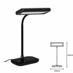 LED-Tageslichtleuchte »DAYLIGHT«, schwarz, Höhe: 44 cm, inkl. Leuchtmittel