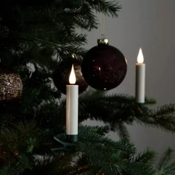 LED-Weihnachtsbaumkerzen, weiß