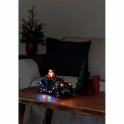 LED-Weihnachtsmann, Batteriebetrieb, bunt