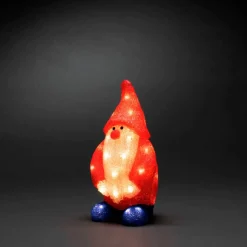 LED-Weihnachtsmann, 32 Dioden, Stecker, rot/weiß