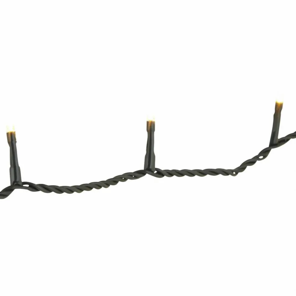 Lichterkette, 6,43 m mit 50 LED, bernsteinfarben