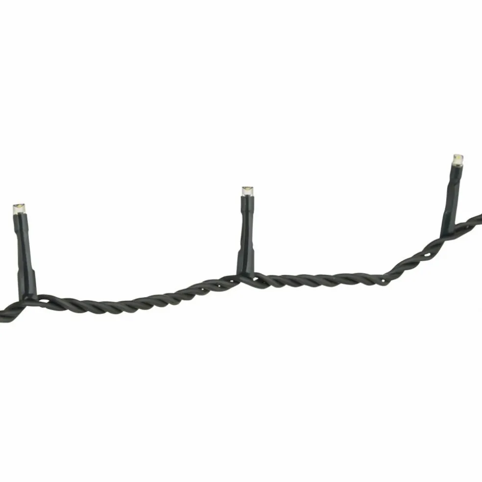 Lichterkette, 6,43 m mit 50 LED, bernsteinfarben