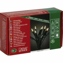 Lichterkette, 7,35 m mit 50 LED, warmweiß