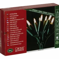 Lichterkette, 16,35 m mit 100 LED, warmweiß