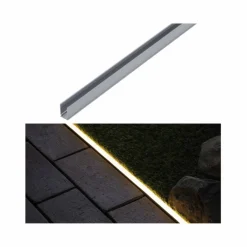 Lichtprofil, Aluminium, grau