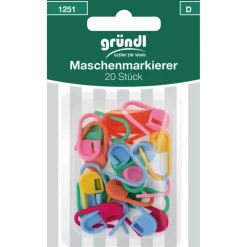 Maschenmarkierer, bunt, Kunststoff