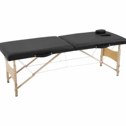 Massageliege, Pappelholz, inkl. Auflagen, BxHxT: 186 x 58 x 60 cm