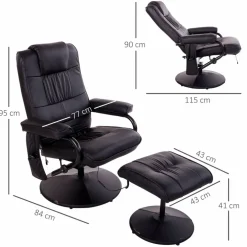 Massagestuhl, Breite: 84 cm, Region: Rücken/Gesäß/Oberschenkel/Unterschenkel