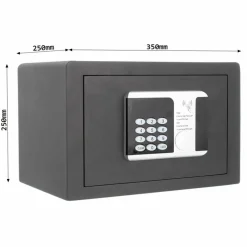 Möbeltresor »RFID«, anthrazit, Stahl, (B x H:) 350 x 25 cm