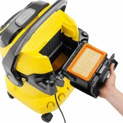 Mehrzwecksauger »WD 5«, 1100 W, gelb